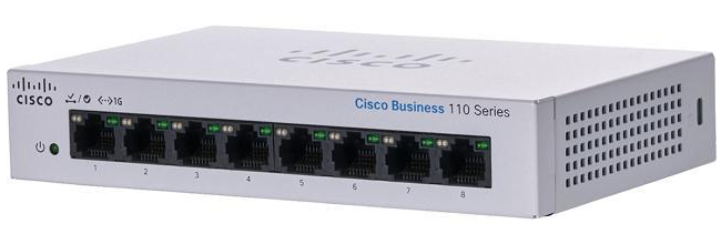 Cisco CBS110-8T-D 110 Series 8 Port Unmanaged Desktop Switch