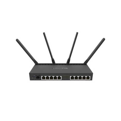 Mikrotik RB4011iGS+5HACQ2HND-IN 4 Antenna 10X Gigabit Ethernet Router