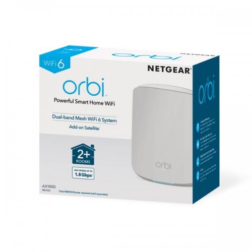 NETGEAR Orbi RBS350 AX1800 WiFi 6 Dual-band Mesh Add-on Satellite